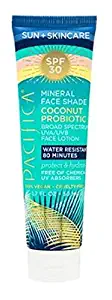 PACIFICA Sun + Skincare Mineral Face Shade Coconut Probiotic SPF 30 1.7 fl oz, pack of 1