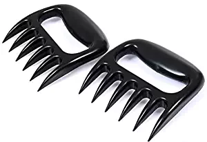 Pulled Pork Shredder Claws - STRONGEST BBQ MEAT FORKS - Shredding Handling & Carving Food - Claw Handler Set for Pulling Brisket from Grill Smoker or Slow Cooker - BPA Free Barbecue Paws