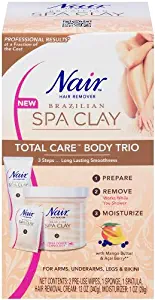 Nair Brazilian Spa Clay Total Care Body Trio, 12 Ounce