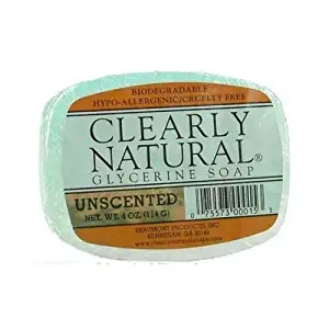 Clearly Natural Unscented Glycerine Bar Soap