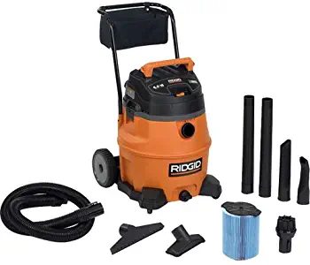 Ridgid 31693 WD1851 16 Gallon 6.5 HP Wet/Dry Vacuum with Cart