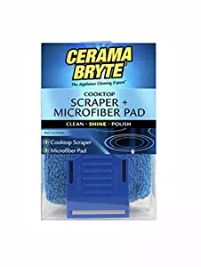 CERAMA BRYTE Cooktop Cleaner Item 1cooktop scraper 1 microfiber pad