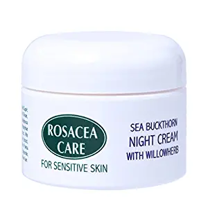 Rosacea Care Night Cream - Nourishing, deep moisturizer for rosacea skin (1 Oz)