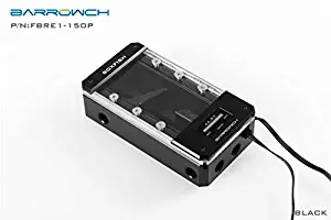 Barrowch 150mm Boxfish Series POM Box Reservoir with OLED Display & D-RGB LED - Black