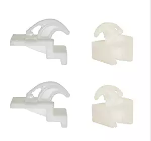 3051162 (2 pack) & REAR 3051163 (2 pack) Drawer Glide Replaces For Frigidaire Oven FRONT