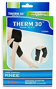 THERM30 - #1 Knee Brace Support with 3-in-1 Magnets, Infrared & Self Heating Nano Technology