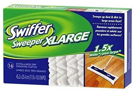 Swiffer Sweeper X-Large Disposable Sweeping Cloths, 16-Count Boxes (Pack of 3)