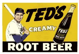 Ted's Creamy Root Beer Porcelain Refrigerator Magnet