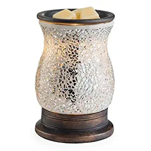 CANDLE WARMERS ETC. Illumination Fragrance Warmer- Light-Up Warmer for Warming Scented Candle Wax Melts and Tarts or Essential Oils to Freshen Room, Reflection