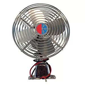 4 HVAC C US (1000641228) Chrome 12V Auxiliary Defrost Fan