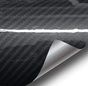 VViViD High Gloss Black Carbon Fiber Tech Art 3-Layer 3D Realistic True Carbon Fiber Look Cast Vinyl Wrap (3ft x 5ft)
