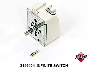 New Genuine OEM Whirlpool Range / Oven / Stove Electric Infinite Switch - Part # 3149404
