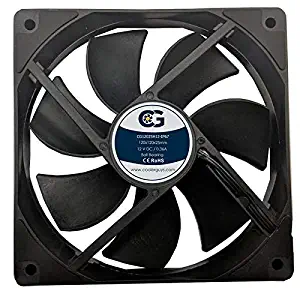 Coolerguys 120MM (120X120X25) High Airflow Waterproof IP67 12v Fan