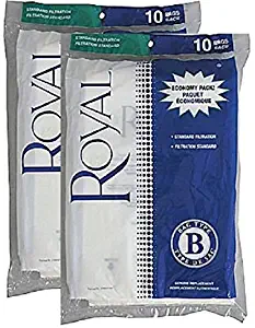 Royal Type B Vacuum Bags - 20-Pack