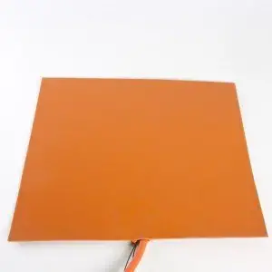 24v Silicone Rubber Heater Bed 225mm x 225mm (9x9)