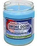 Smoke Odor Exterminator 13oz Jar Candles (Clothesline Fresh, 2)
