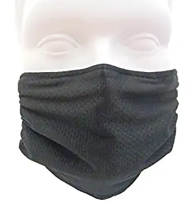 Comfy Mask Multi-Pack Elastic Strap Dust Mask by Breathe Healthy - Washable, Lawn and Garden, Woodworking, Dust; Honeycomb Material (5, Black)