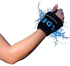The Coldest Wrist Ice Pack Hand Support Reusable Flexible - Best Cold Therapy Relief for Rheumatoid Arthritis, Tendinitis, Carpal Tunnel Pain, Injuries, Swelling, Bruises and Pain (Wrist Ice Pack)…