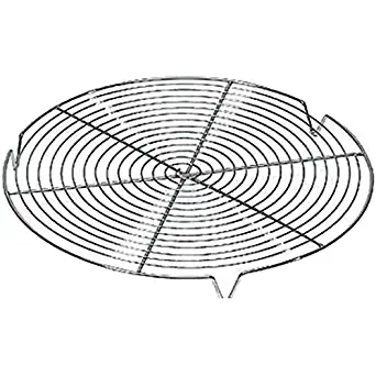 Matfer 312503 Chrome Steel 11" Round Cooling Rack with Feet (1 Each)
