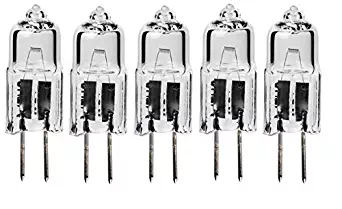 5pack - LSE Lighting G4 12V 10W Halogen Bulb JC Bi-Pin Light 10 watt 12 volt