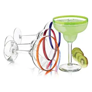 Libbey Colors Margarita Glass Set, 4-Piece