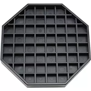 Coffee Countertop Octagon Drip Tray - 6" - Black