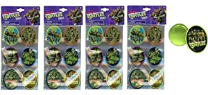 TMNT Ninja Turtle Cupcake Topper Ring - 24 Pcs