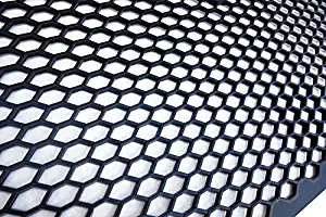 Universal Black ABS Plastic Racing Honeycomb Hex Mesh Grill Spoiler Bumper Vent