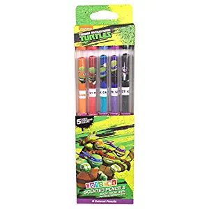 Teenage Mutant Ninja Turtles Colored Smencil 5-Pack of Scented Colored Pencils by Scentco
