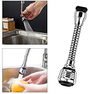 WINBOB Faucet Extension Tubes, Flexible 360 Degrees Stainless Steel Faucet Sprayer Extension Device