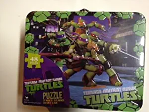 Nickelodeon Teenage Mutant Ninja Turtle 48 Pc Puzzle in Lunchbox Tin