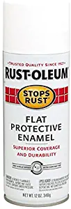 Rust-Oleum 7797830 Stops Rust Spray Paint, 12-Ounce, Semi Gloss White