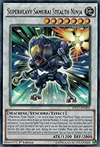 Yugioh 1st Ed Superheavy Samurai Stealth Ninja MP17-EN203 Rare 1st Edition Mega Pack 2017 Cards