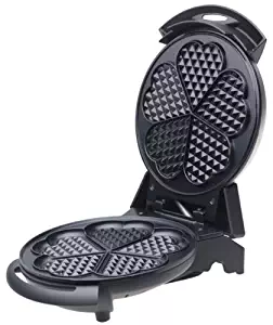 Krups FDD512-75 Waffle Chef Valentin 5-Heart Waffle Maker, DISCONTINUED