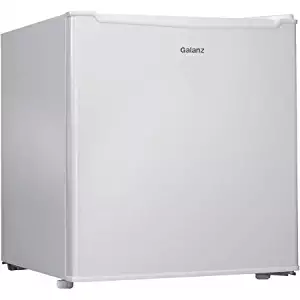 Galanz 1.7 cu ft Single Door White Mini Refrigerator Perfect for Dorm Room - GL17WE
