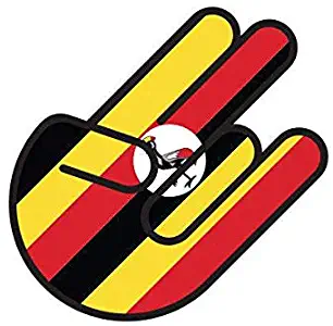 ION Graphics Magnet Ugandan Shocker Magnetic Vinyl Uganda UGA UG 5" Car Magnet Bumper Sticker