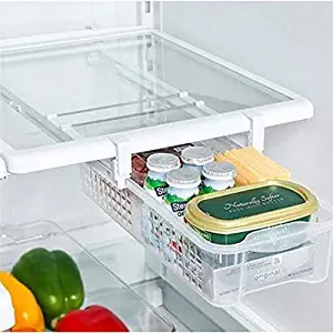 Refrigerator Pull Out Bins Snap On Drawer Fridge Mate Shelves Storage Organizer Refrigerator Storage Box