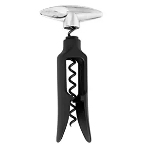 True 0436 Twister: Easy-Turn Corkscrew, Black