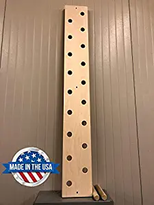 Plyobox Warehouse 8"x60" Climbing Pegboard. Free Custom Engraving