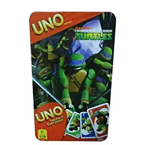 5Star-TD UNO Card Game in Tin Box: TMNT Teenage Mutant Ninja Turtles