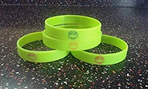 GLOW IN THE DARK – Teenage Mutant Ninja Turtles TMNT Inspired Kids Bracelets and Birthday Party Favors (12)