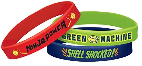 Amscan Rise of The TMNT Rubber Bracelet Favors (6)