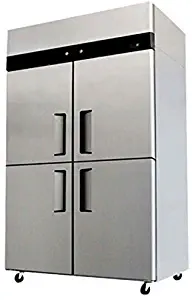 4 Door Refrigerator Freezer Combo Commercial Stainless Steel YBL9342
