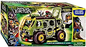 Teenage Mutant Ninja Turtles TMNT 2014 Movie Turtle Assault Van [Includes Exclusive Leonardo Figure!]