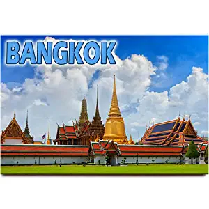 Wat Phra Kaew fridge magnet Bangkok Thailand travel souvenir