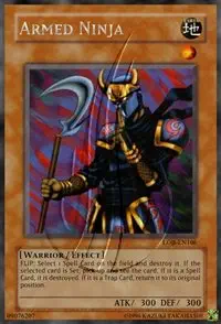 2002 Legend of Blue Eyes White Dragon Unlimited LOB-106 Armed Ninja (R)