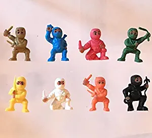 24 Mini Karate Ninjas Warriors Fighters Figures Cupcake Cake Toppers Ninja Kung Fu Guys Martial Arts Men Lot Party Favors