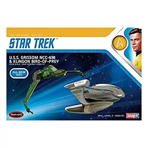 1/1000 Star Trek U.S.S. Grissom and Klingon Bird Of Prey Plastic Model Kit