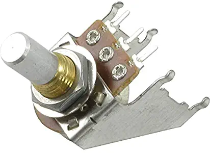 Potentiometer - 16mm, Snap-In, with Bracket, 3M Reverse Audio, Solid Shaft