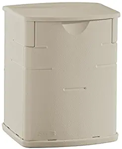 Rubbermaid FG374301SSTON Deck Box, Mini Sandstone